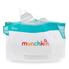 Munchkin Cool Touch Microwave Steriliser Bags | Baby Bottle Teat & Dummy Sterili