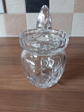 Waterford Crystal Marquis Marmelade / Honig Deckeltopf / Glas