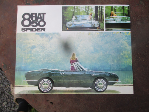 Fiat 850 spider - spider, werbekatalog