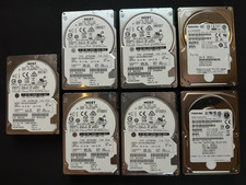 7 x SAS Festplatten HGST &