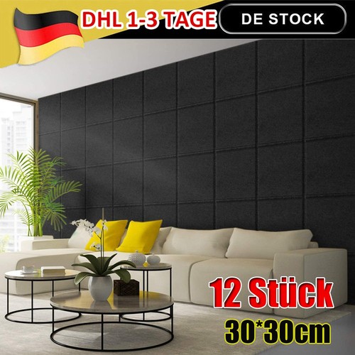 Quadratakustikplatten - 12×,