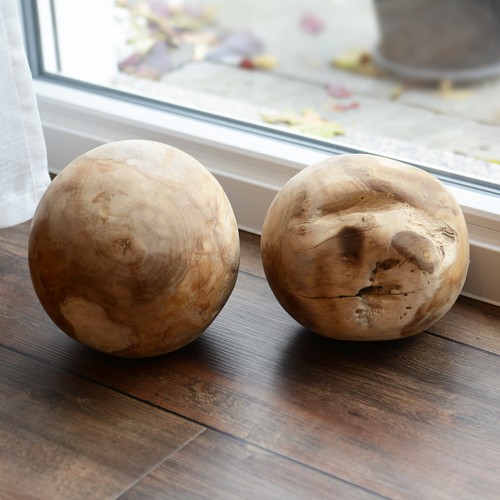 Teakholz kugel 20 - teakholz,