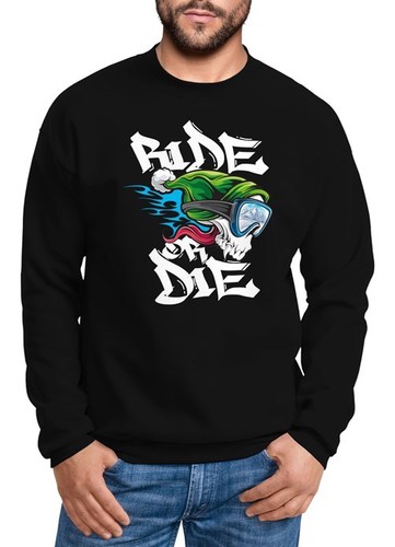Sweatshirt herren ride die - sweatshirt,