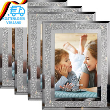 4Er Set Bilderrahmen Glitzer