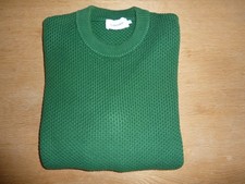 NEUER "CALVIN KLEIN" HERREN PULLOVER / PULLI - GR. L - GRÜN - 100% BAUMWOLLE