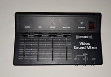 Video Sound Mixer Stereo – Audio-Mischer, Vintage, nur Power getestet