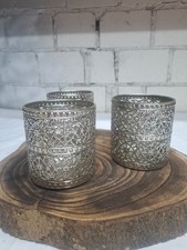 3 - Set Teelichter Windlichter