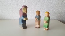 3 Ostheimer Holzfiguren Hexe Hänsel und Gretel