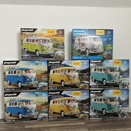Playmobil bus vw - 8x,