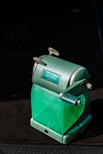 A.W. Faber Castell 52/25 Bleistiftanspitzer Spitzgerät Spitzer Grün 50er Vintage