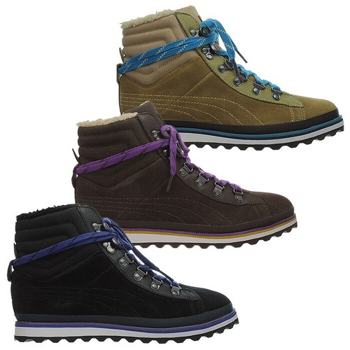 Puma city snow boot - snow, suede