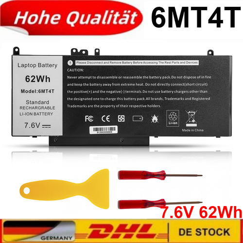 62wh 6mt4t laptop battery - battery, for