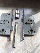 Einsteckschloss Schloss Zimmertür Türschloss 1 Zylinder 2 Schlösser Vintage alt