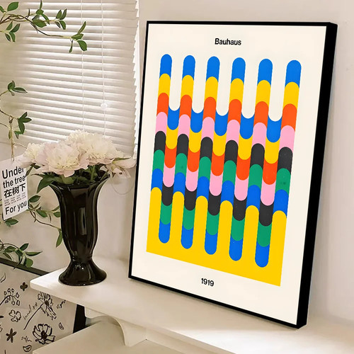 Modernistisches bauhaus poster - bauhaus,
