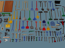 Playmobil Werkzeug Auswahl uvm. Hammer Besen Heugabel Brecheisen Schaufel Säge