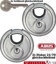 2x ABUS Diskus Vorhangschloss