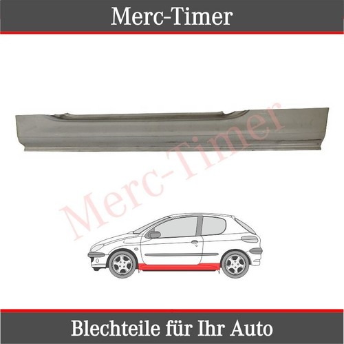 Peugeot 206 1998 - -2009, 3-türig