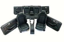 Audi S4 8W Sport Leder Ausstattung mit weißen Nähten mit Verkleidung Int. A825