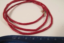 Alte Glasperlen Weinrot 3mm