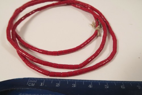 Alte glasperlen weinrot 3mm - glasperlen,