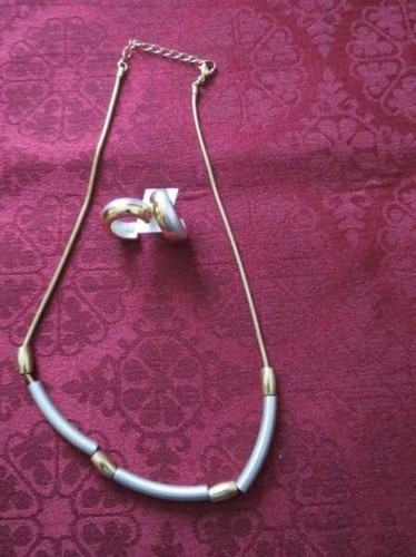 Kette mit ohrstecker creolen - mit,