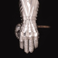 1 Paar Plattenhandschuhe aus