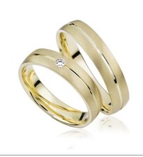 2x 333 Gold Trauringe Eheringe