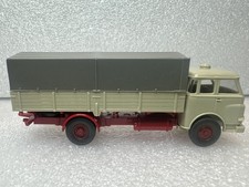 WIKING  MAN 10.230 Zugmaschine Pritsche mit Plane, hellgelbgrau, siehe Foto