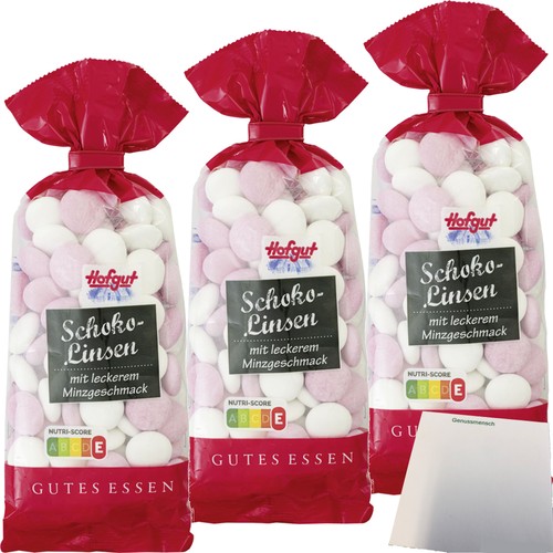 Hofgut schokolinsen 3er pack - schokolinsen,