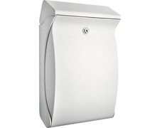 Burg Wächter Swing 4905 W Briefkasten Weiß Kunststoff neuwertig mit 2 Schlüsseln