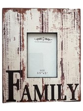 countryfield Bilderrahmen Family Vintage Holz Mehrfarbig Fotorahmen