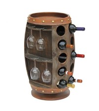 Weinregal Holz Stehend Braun