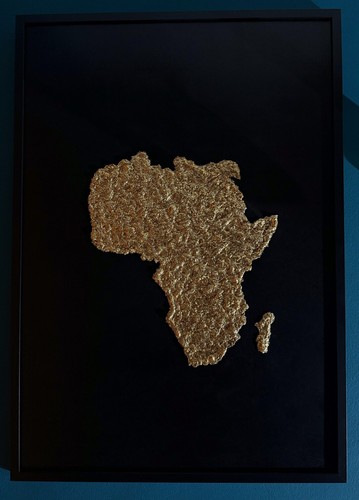 Reliefbild kontinent afrika - reliefbild,