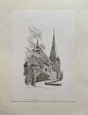 Federzeichnung Burg Cochem an