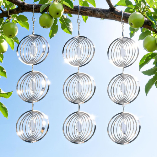 Reflektierende windspiel - 3d,
