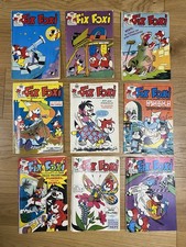 Fix und Foxi Comics – 9 Hefte (Bände 526–561) ca. 1966 – Zustand siehe Fotos