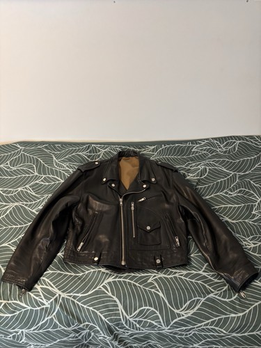 Vintage hugo boss lederjacke - boss,