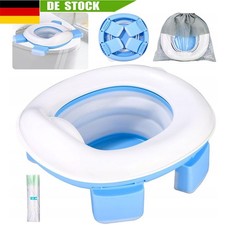 Faltbar Toilettensitz Kinder Toilettensitz Toilettentrainer+Töpfchen Einlagen