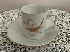 Porzellan Sammeltasse Mocca Gedeck Höchst ###‼️Stand In der Vitrine