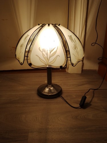 Tischlampe blumen muster - tischlampe,
