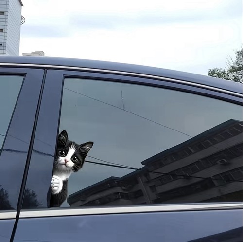 Katze auto aufkleber - katze,