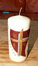 Osterkerze  handbemalt