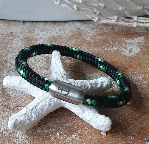 Armband segeltau anker - segeltau, 6mm