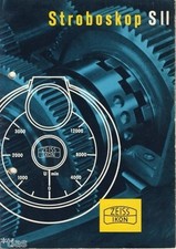Zeiss Ikon AG Stuttgart Prospekt Stroboskop S II um 1957