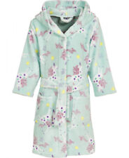 Fleece-Bademantel Einhorn