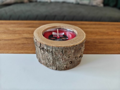 Kerzenhalter aus holz - kerzenhalter,