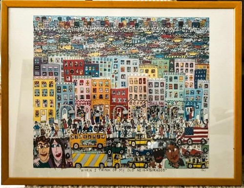James rizzi farblithografie - james,