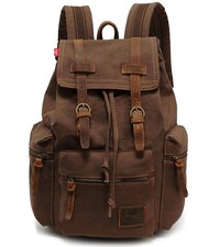Vintage Canvas Backpack for