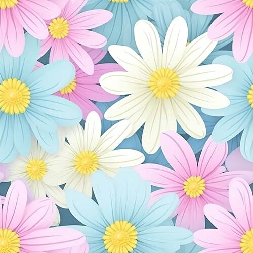 20x pastell gänseblümchen - 20x,