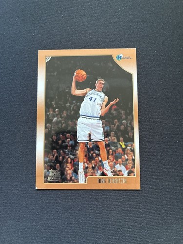 1998 topps dirk - topps, nowitzki
